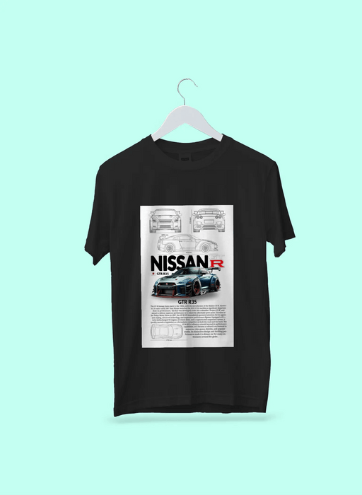 NISSAN GTR R35 Standard Crew T-Shirt - My Store